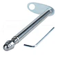 Antena para moto corta hilo curado retractil base para tornillos espejos - Miniatura 2