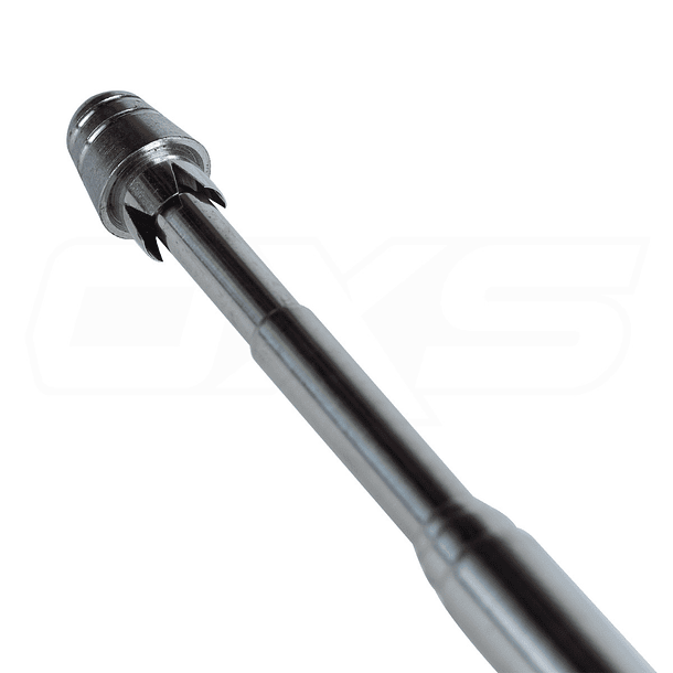 Antena para moto corta hilo curado retractil base para tornillos espejos 3