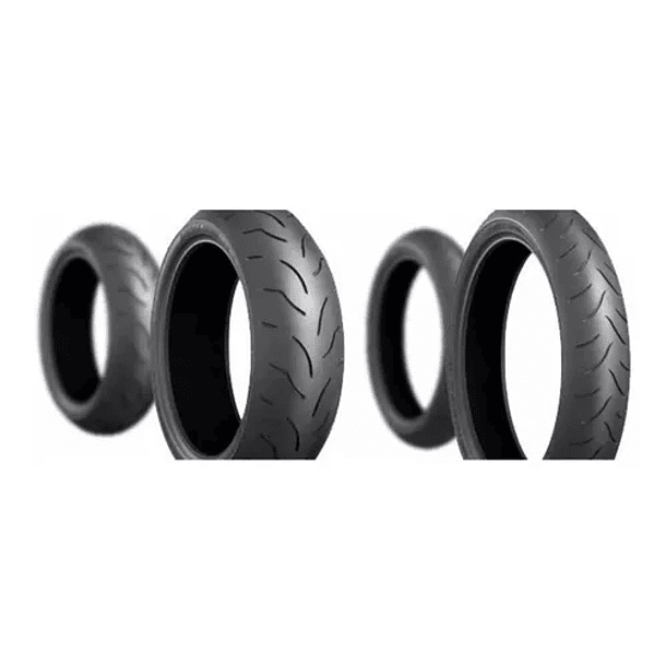 PAREJA NEUMATICOS 120/70/ZR17 Y 180/55ZR17 BRIDGESTONE BT016  5