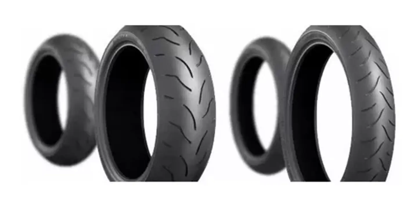 PAREJA NEUMATICOS 120/70/ZR17 Y 180/55ZR17 BRIDGESTONE BT016  5