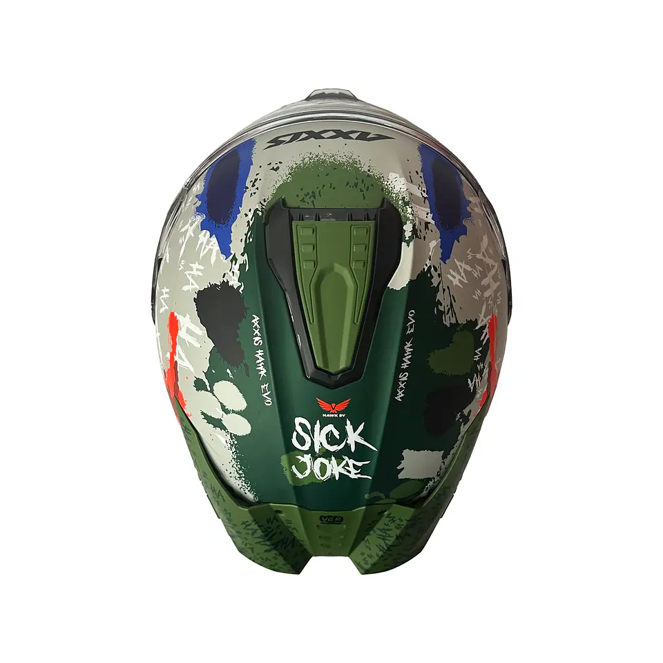 Casco Axxis Hawk Sv Evo Sick Joke 4