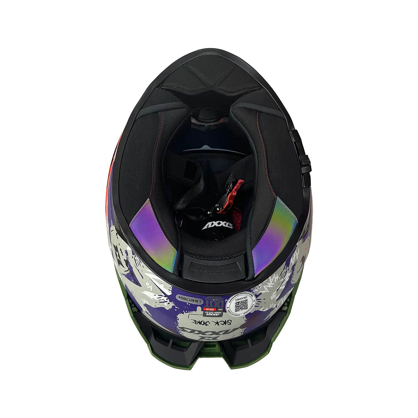 Casco Axxis Hawk Sv Evo Sick Joke 5