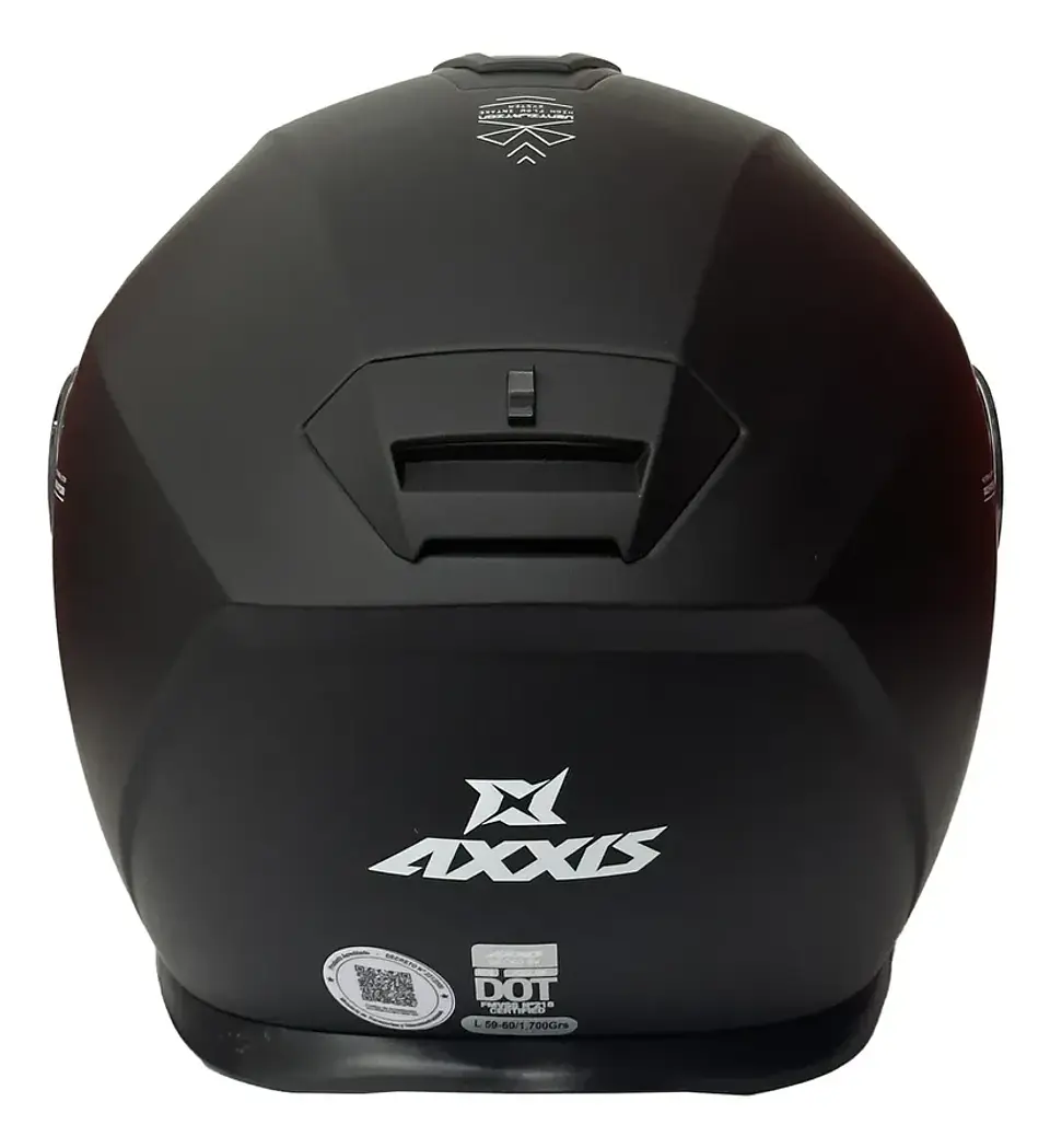 CASCO AXXIS FU403SV GECKO SV SOLID A1 NEGRO MATE 3