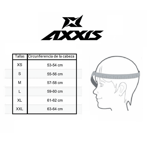 CASCO AXXIS FU403SV GECKO SV SOLID A1 NEGRO MATE 7