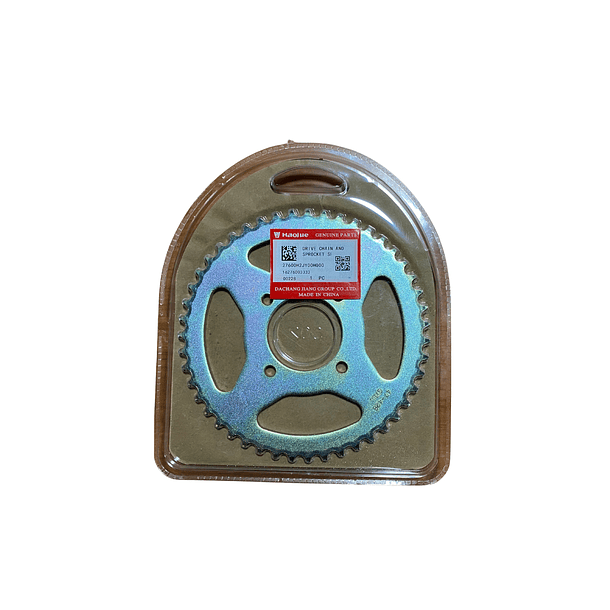 Kit de Transmisión (Piñon, Cadena, Catalina) HAOJUE DR-160 Original