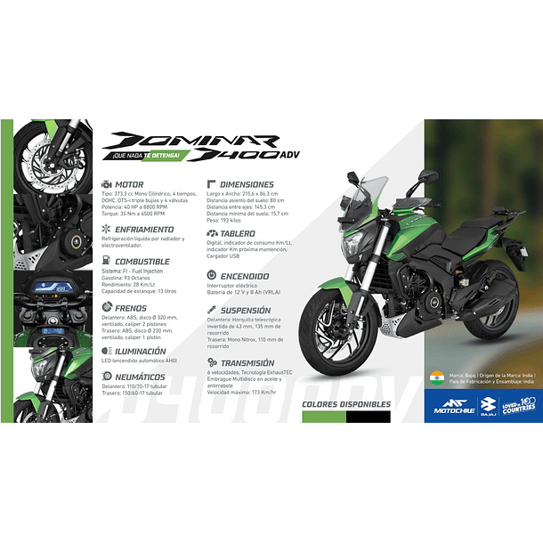 BAJAJ DOMINAR 400 ADVENTURE 3