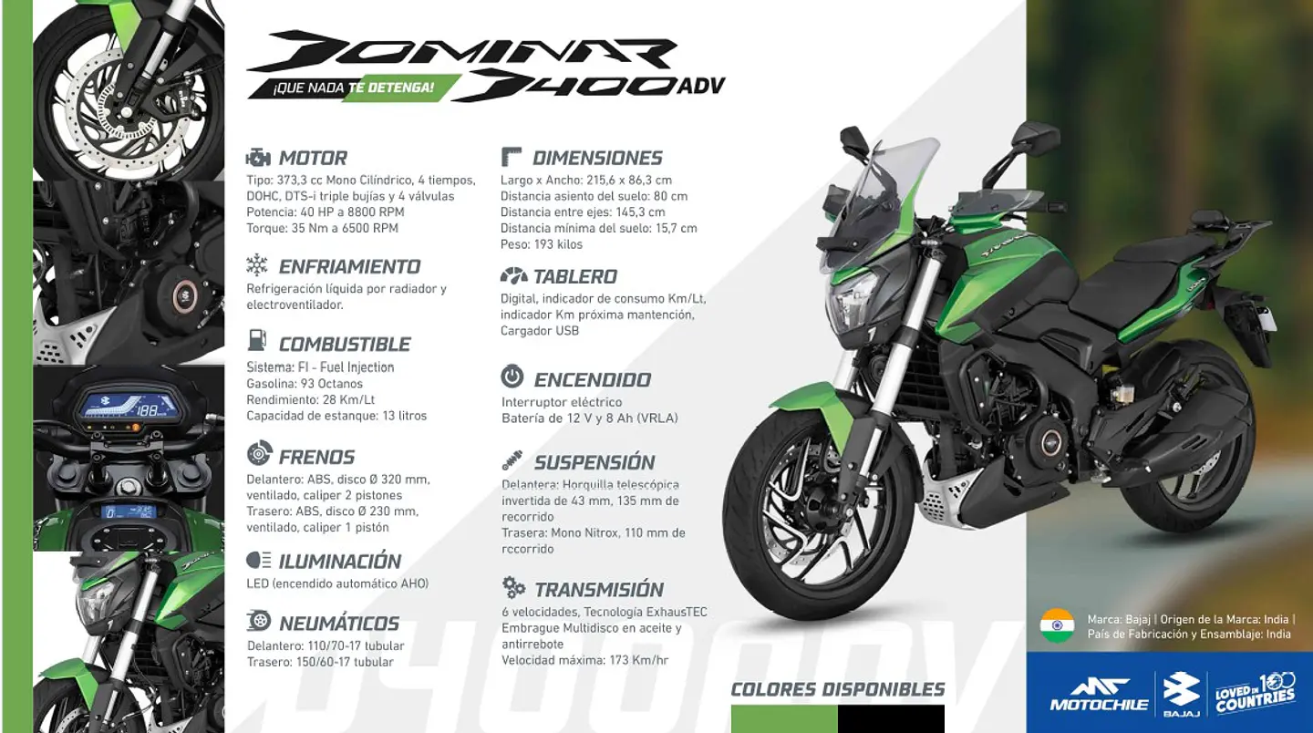 BAJAJ DOMINAR 400 ADVENTURE 3