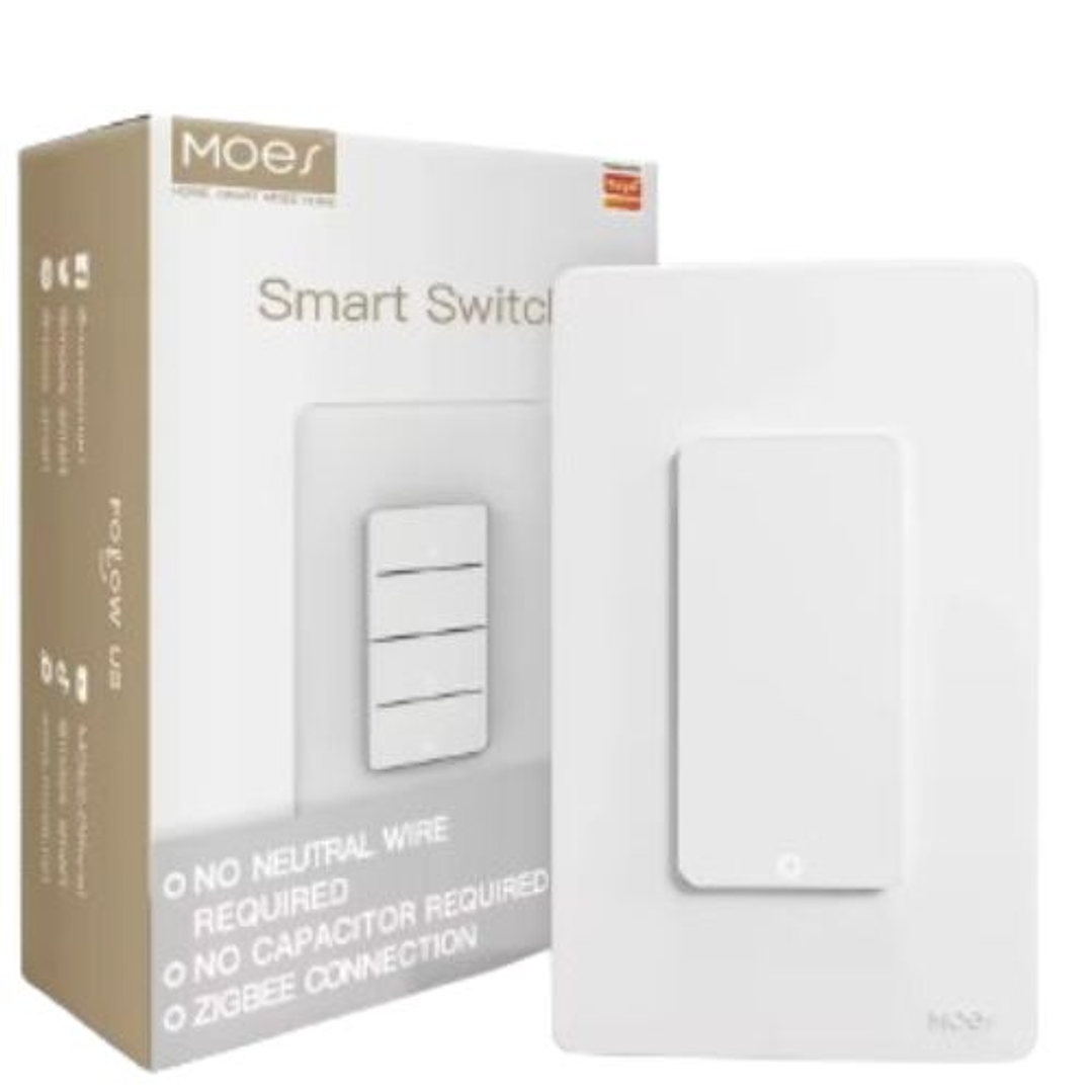 INTERRUPTPOR DE PARED  DE LUZ MOES Wifi 1