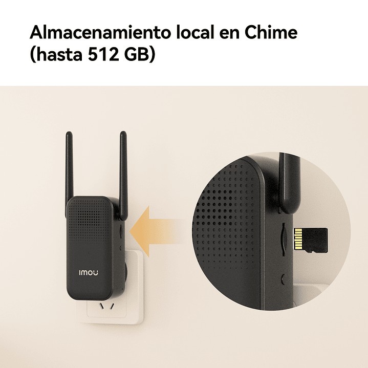  Kit IMOU Timbre inteligente 2S 4MP 2K 3