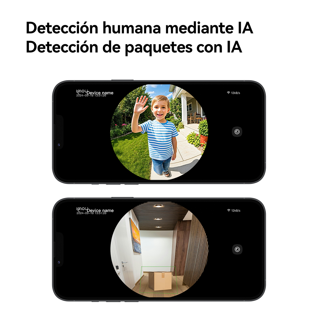  Kit IMOU Timbre inteligente 2S 4MP 2K 4