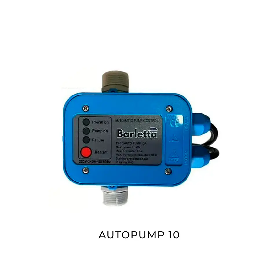 Controlador Electrónico de Presión Barletta - Modelo Autopump 10 A 1