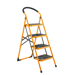 Escalera Metálica Plegable 4 Peldaños