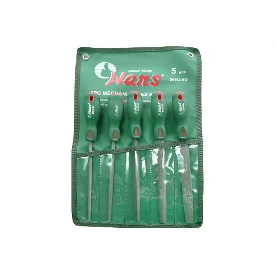 Juego Limas Metal (5 pcs)