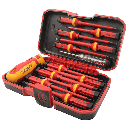 Set de Destornilladores Dieléctricos (13 pcs)