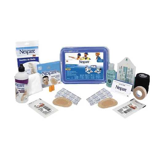 Botiquín 3M Minero 88 Piezas – Kit de Emergencia para Minería y Construcción