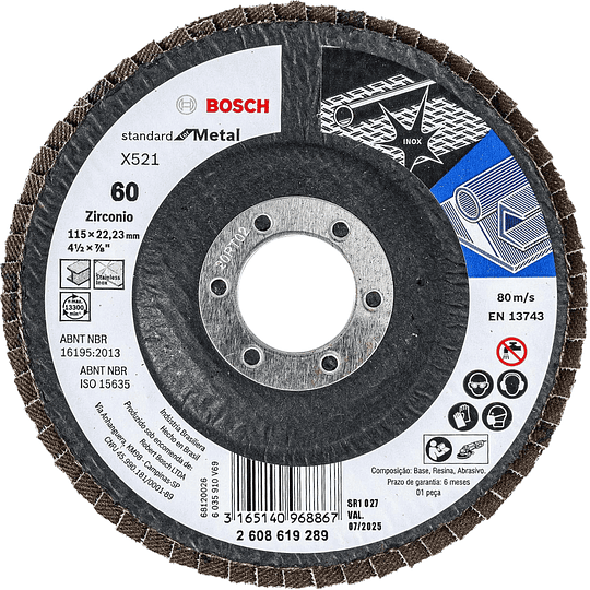 Disco Traslapado 4-1/2