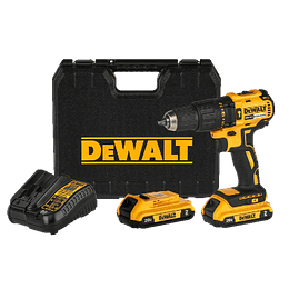 Taladro Percutor 20V 2Bat+Carg. Dewalt 