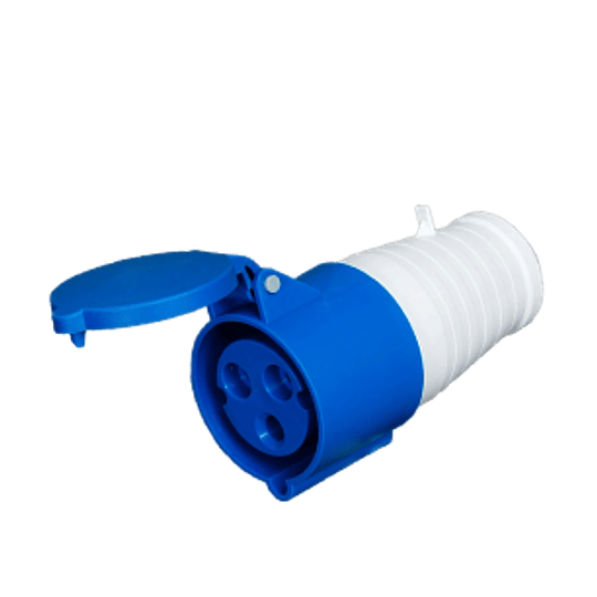 Enchufe Industrial Volante Hembra 220V 16A 2P+T