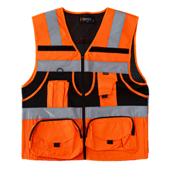 Chaleco Geologo 360° Sup. Naranja