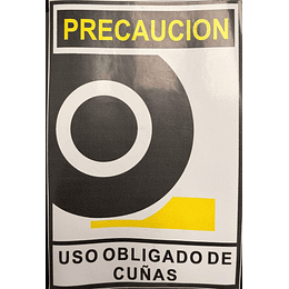 Adhesivo De Uso Obligado De Cuñas 