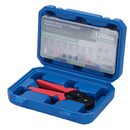 Kit Alicate Prensador C/Terminales 1200Pcs
