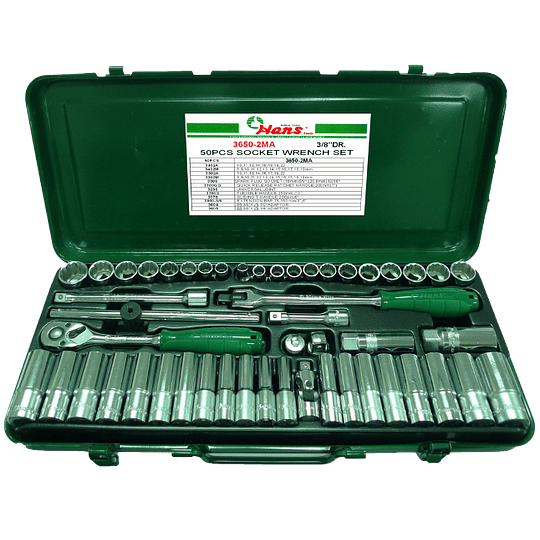 Caja Dados Poligonal 3/8