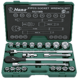 Caja Dados Poligonal 3/4" MM - 21 Pcs