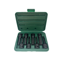 Set Dados Allen Impacto 1/2" Pulg. Macho - 8 Pcs.