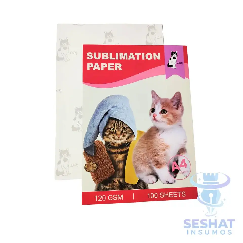 Papel de Sublimación A4 120 g/m² – Pack de 100 Hojas 1