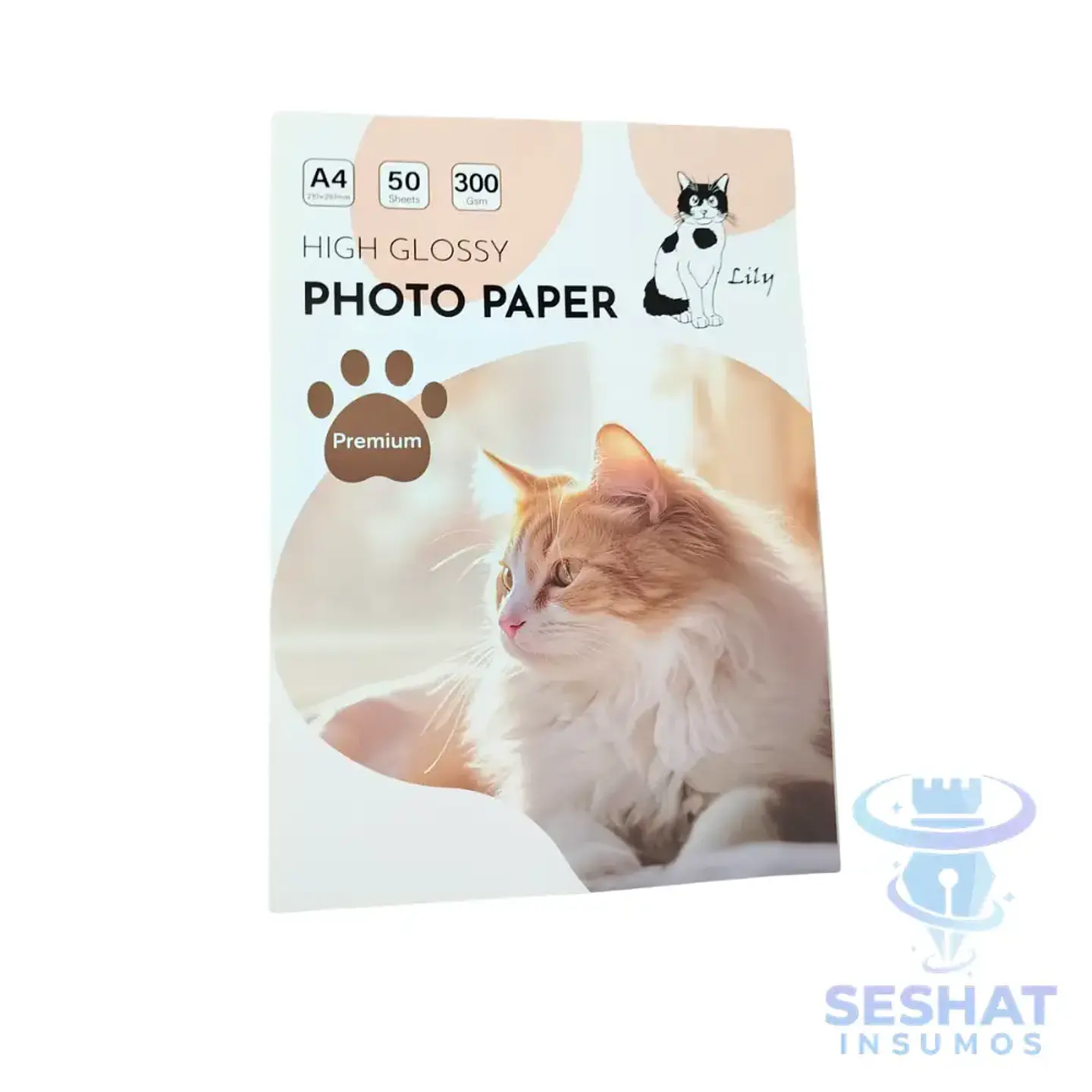 Papel Fotográfico Glossy A4 300 g/m² – 50 Hojas Premium 1