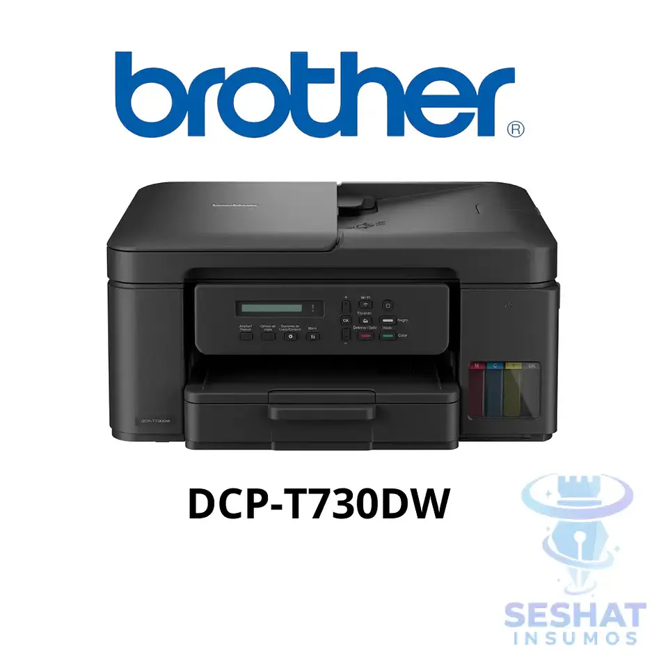 Impresora Multifuncional Brother DCP-T730DW Wi-Fi – Sistema de Tinta Continua 1