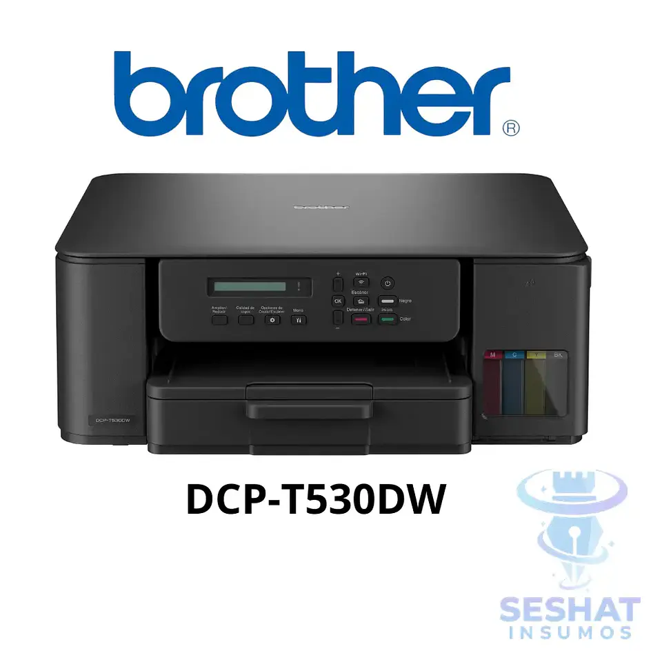 Impresora Multifuncional Brother DCP-T530DW Wi-Fi – Sistema de Tinta Continua 1