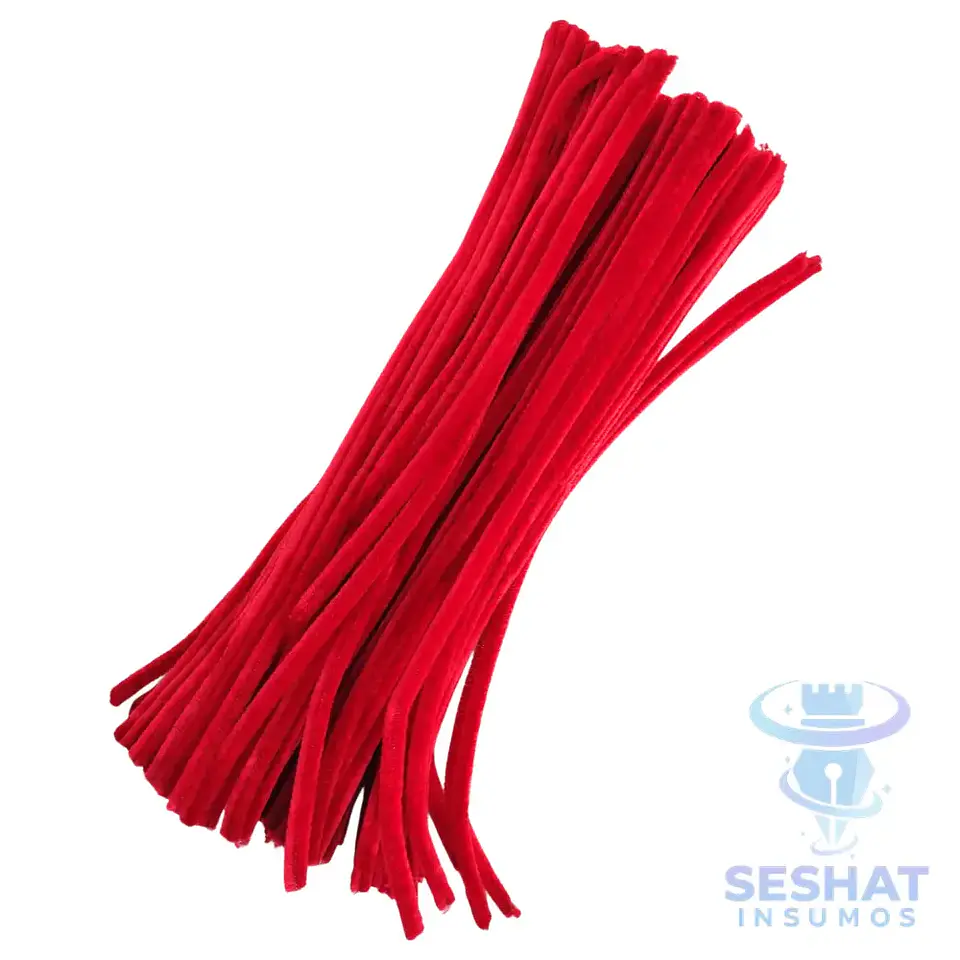 Limpiapipas de Colores – 100 Unidades (Mismo Color) 2