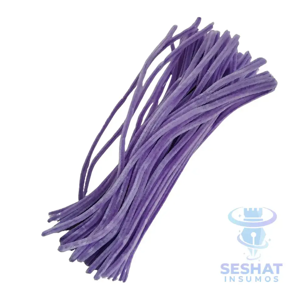 Limpiapipas de Colores – 100 Unidades (Mismo Color) 9