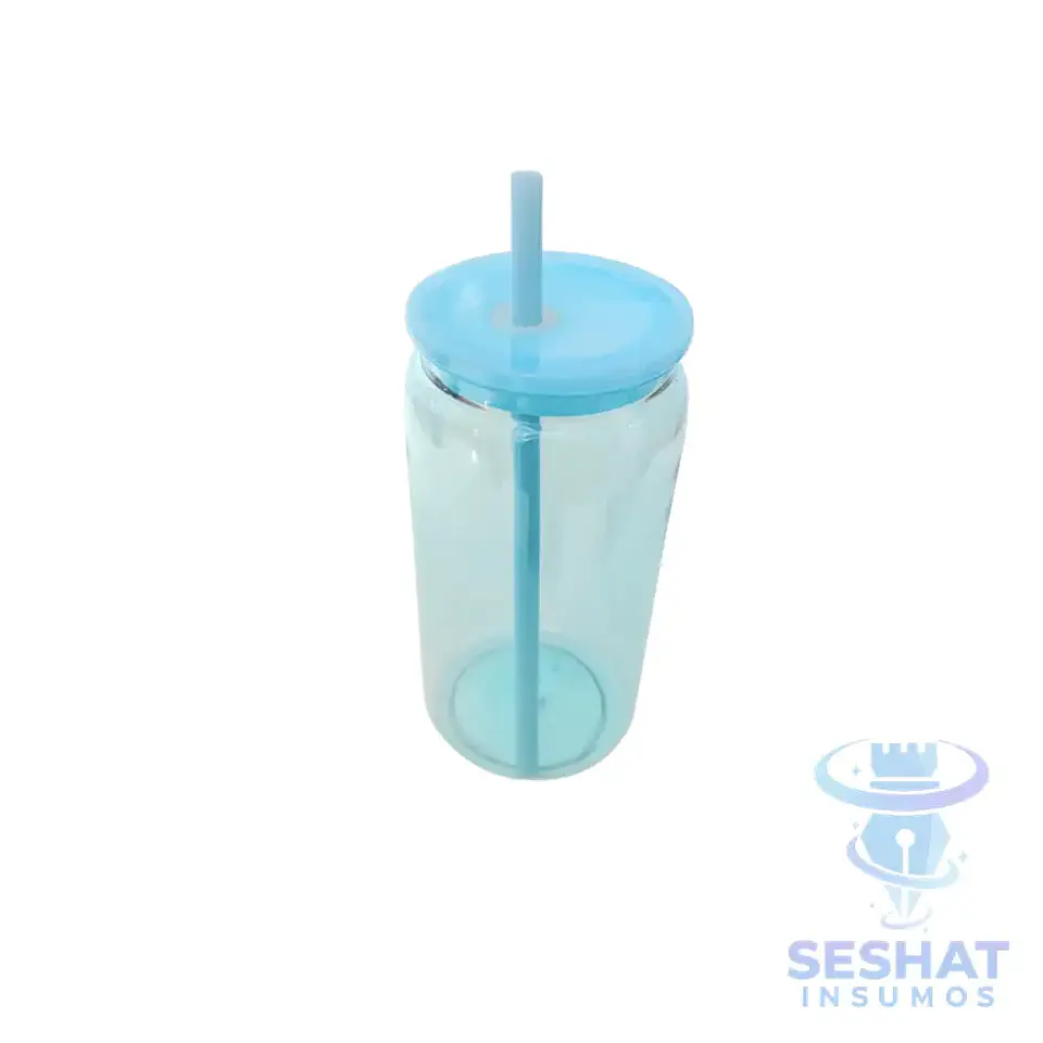 Vaso Acrílico Personalizable con Tapa y Bombilla 16oz 4