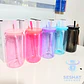 Vaso Acrílico Personalizable con Tapa y Bombilla 16oz - Miniatura 1