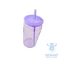 Vaso Acrílico Personalizable con Tapa y Bombilla 16oz - Miniatura 6