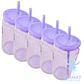 Pack Vasos Acrílicos Personalizables con Tapa y Bombilla 16oz- 5und. - Miniatura 4