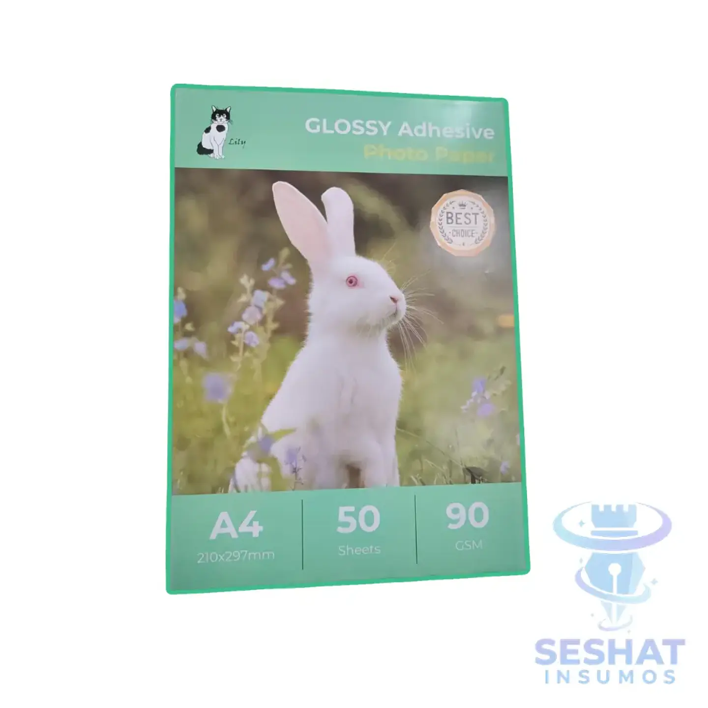 Papel Fotográfico Adhesivo Glossy A4 90 g – 50 Hojas | Línea Económica para Stickers y Portadas 1
