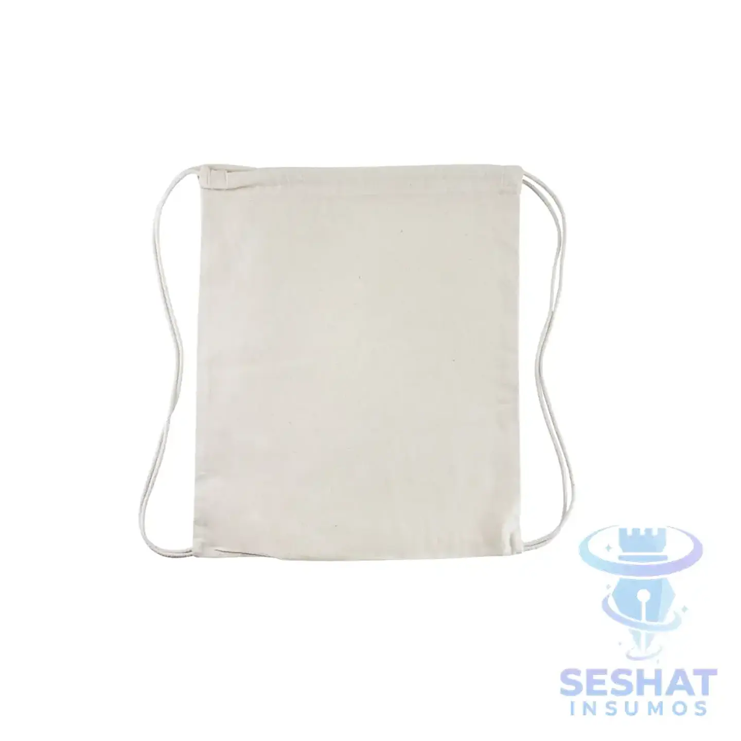 Mochila de Algodón 38 x 41 cm | Bolsa con Cordón | personalizable 2