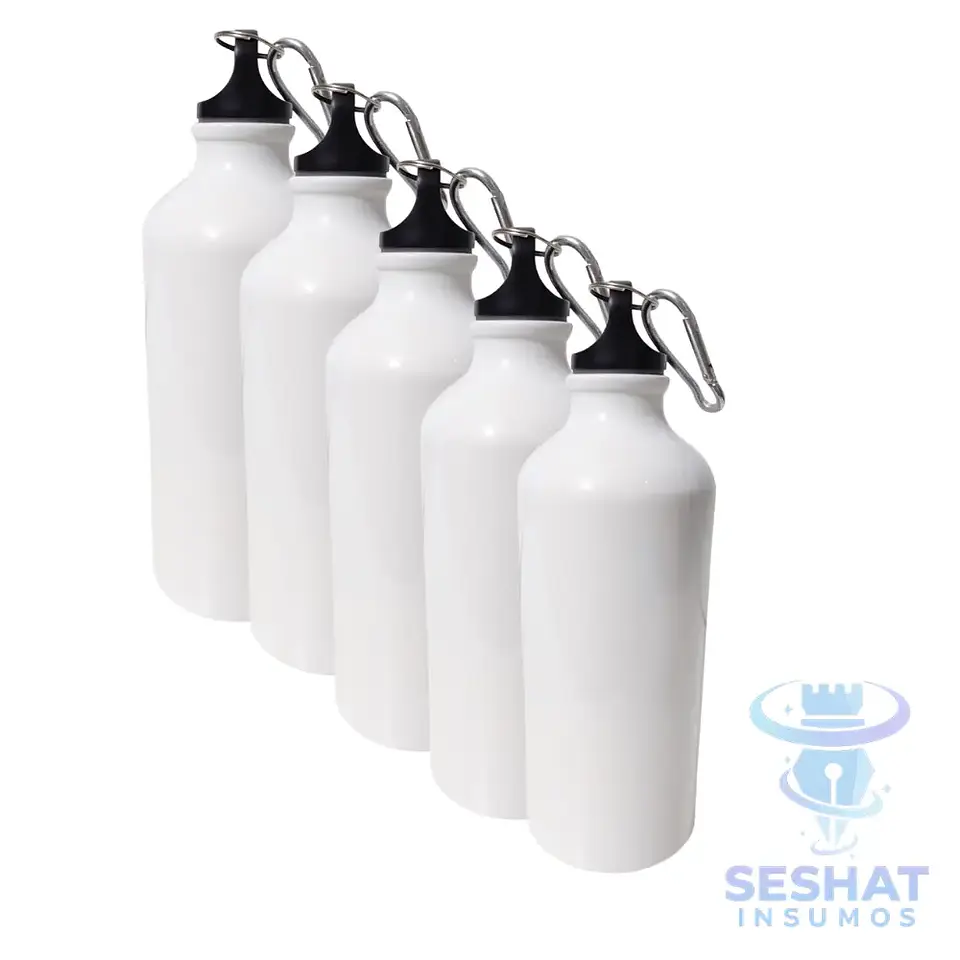 Botella Mosquetón Sublimable 600 ml de Aluminio | Personalizable | Sublimable 2