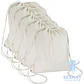 Mochila de Algodón 38 x 41 cm | Bolsa con Cordón | personalizable - Miniatura 3