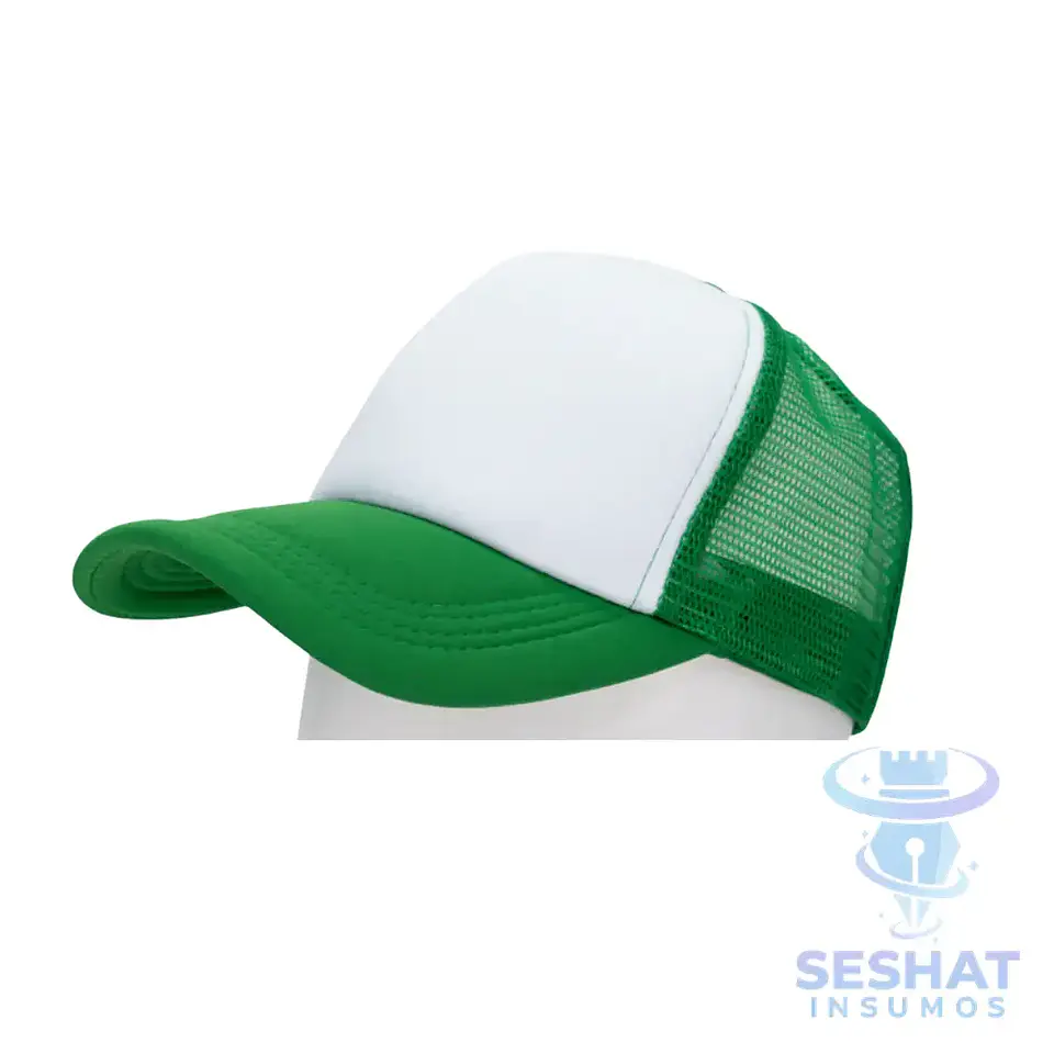 Gorro Malla Sublimable | Frente Blanco para Personalizar | Trucker 4