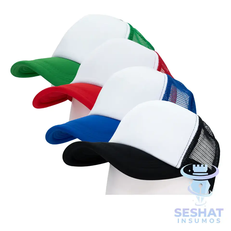 Gorro Malla Sublimable | Frente Blanco para Personalizar | Trucker 1