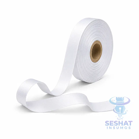 Cinta Lanyard Blanca para Sublimación 20 mm x 100 Metros