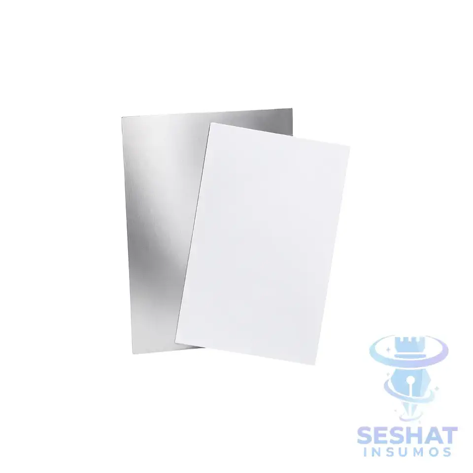 Placa de Aluminio Sublimable Blanca A4 20 × 30 cm 1