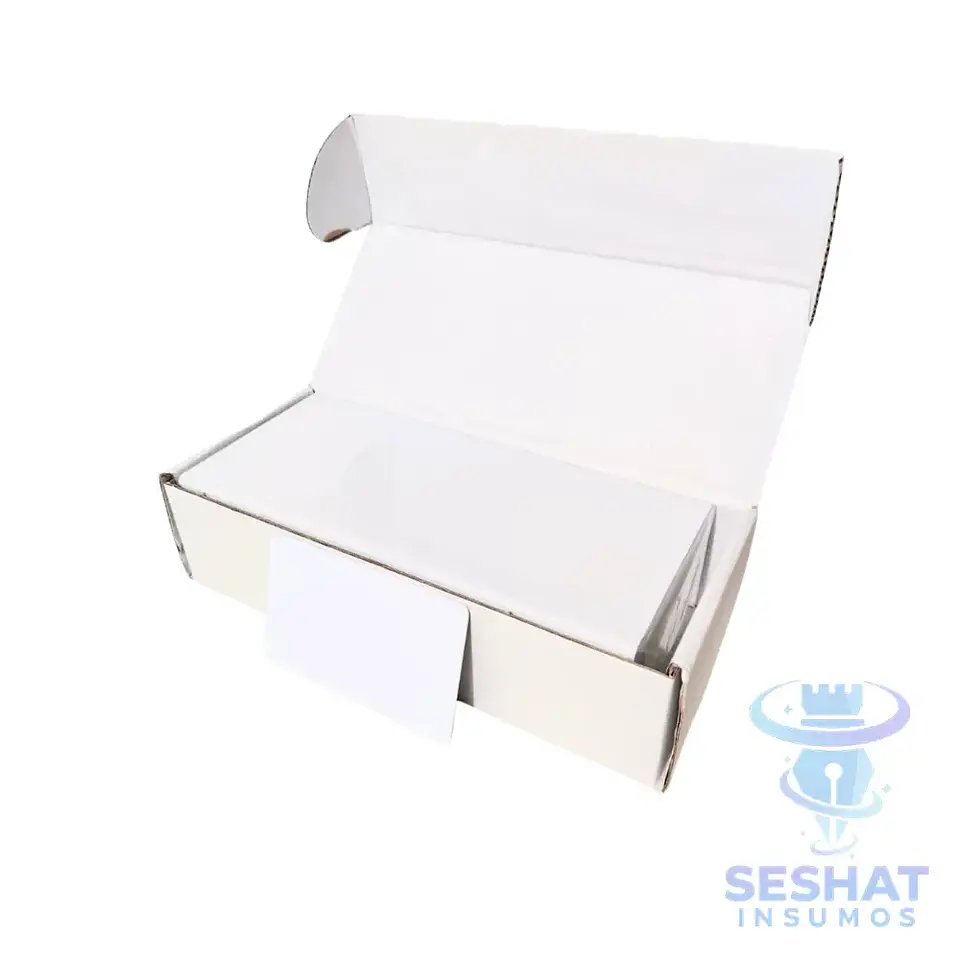 Tarjetas PVC Sublimables Blancas 86 × 54 mm | Impresión y Sublimación por Ambas Caras 1