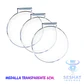 Medalla Acrílica Transparente 6 cm 3 mm para Personalizar - Miniatura 1