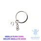 Argolla Plana para Llavero 30 mm con Argolla de Unión - Miniatura 2