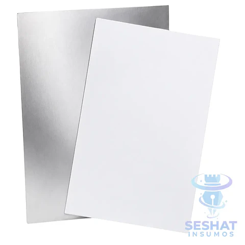 Placa de Aluminio Sublimable Blanca A4 40 × 60 cm 0,4mm